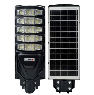 太陽能路燈光控遙控雷達感應500w